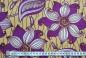 Mobile Preview: BEAUTIFUL PURPLE FLOWERS Afrikanischer Wax Print Stoff